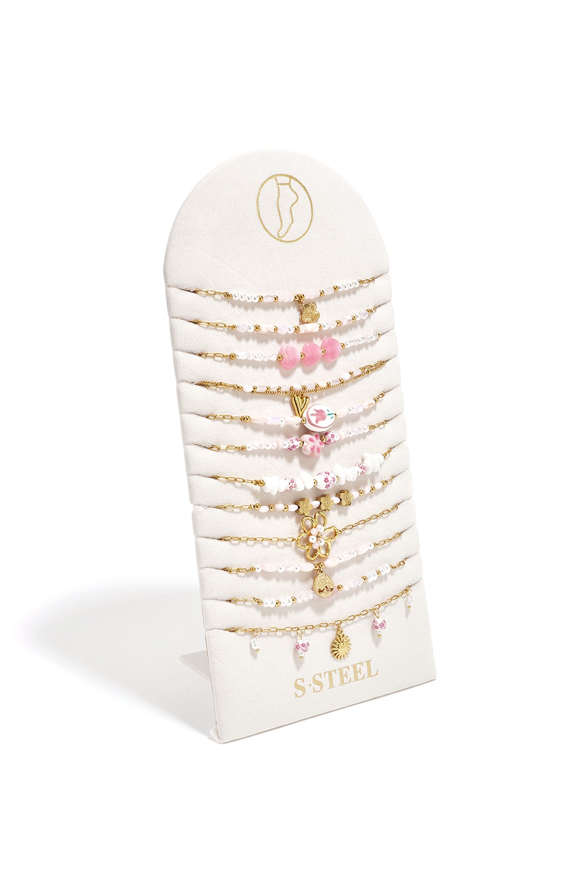 Ceramics anklet display set Flower Vacation Holiday/Beach Romantic Series Women's jewelry